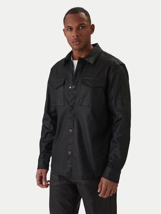GUESS cămașă de blugi M6RH75 D6480 Regular Fit