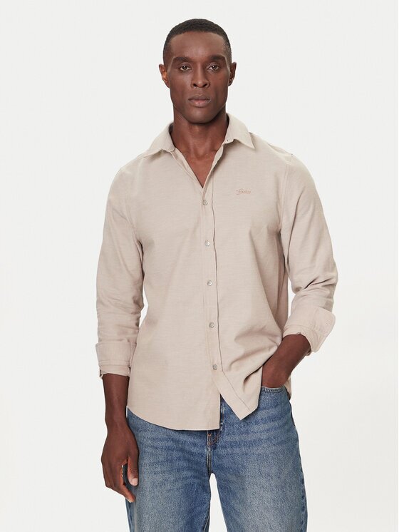 GUESS Cămașă M5BH26 W1961 Regular Fit