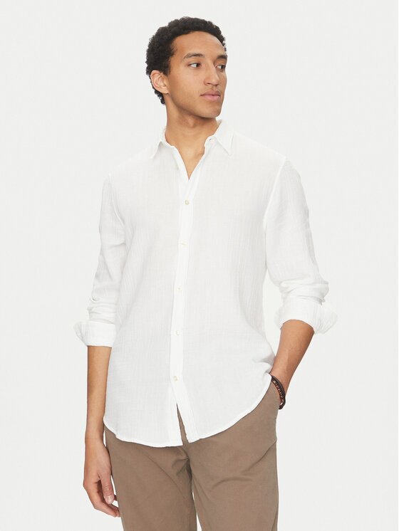 GUESS Cămașă M5GH85 WH831 Regular Fit