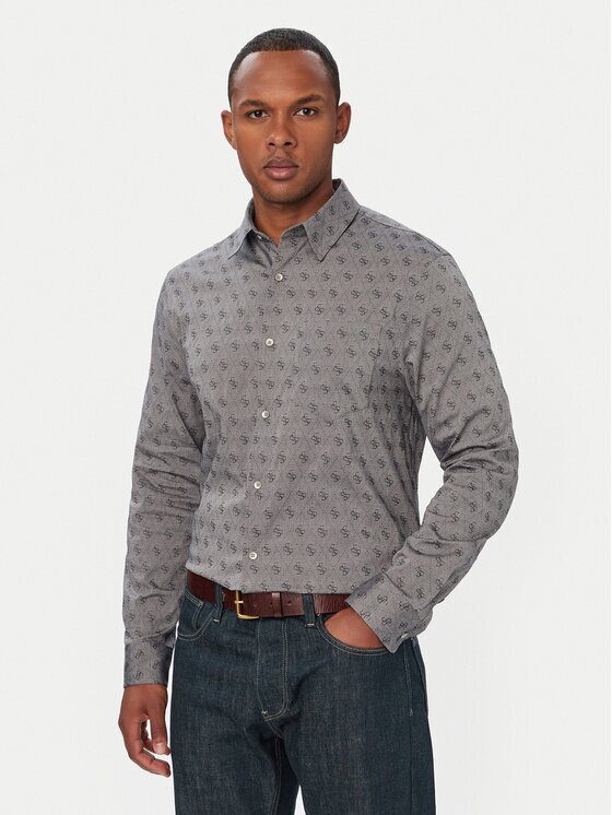GUESS Cămașă M6GH18 W1713 Regular Fit