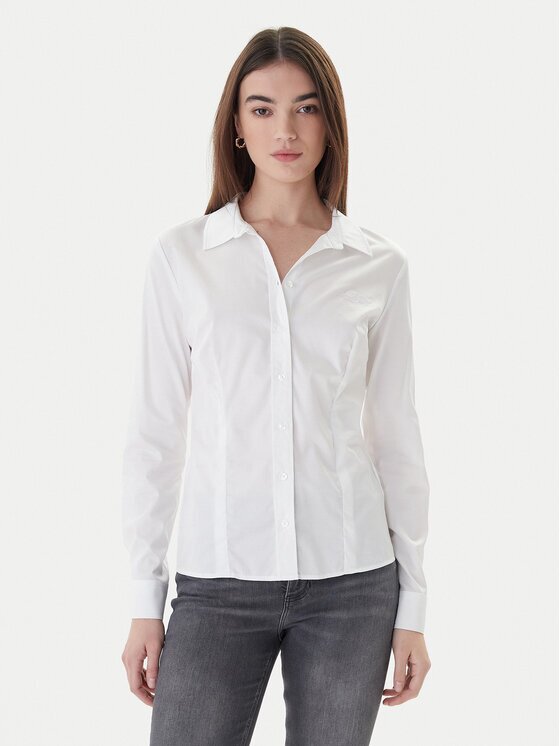 GUESS Cămașă W2YH41 WAF10 Slim Fit