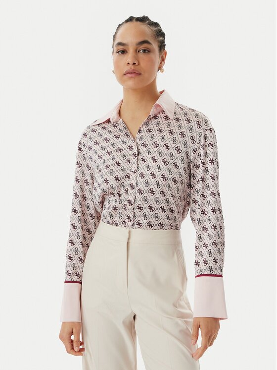 GUESS Cămașă W4YH47 WF1T2 Regular Fit