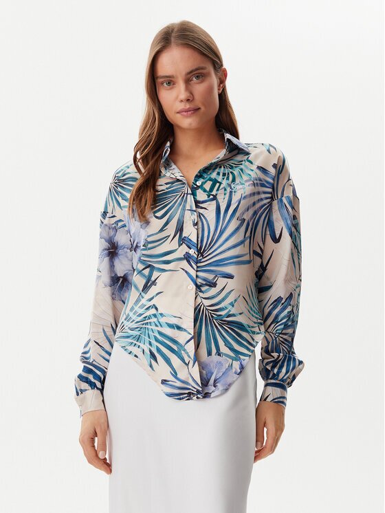 GUESS Cămașă W5GH0IWH9C2 Regular Fit