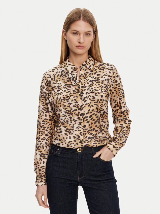 GUESS Cămașă W5GH83 WH5N2 Regular Fit