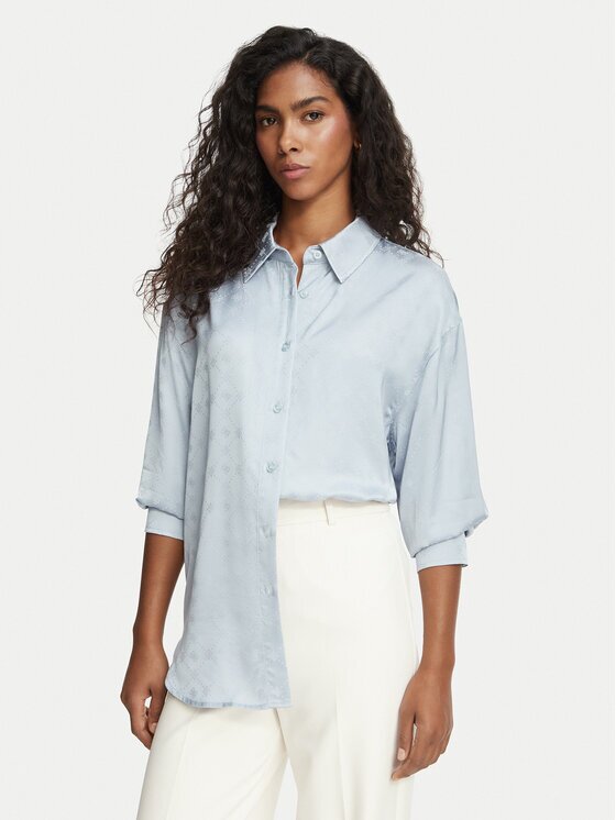 GUESS Cămașă W6BH46 W4236 Regular Fit