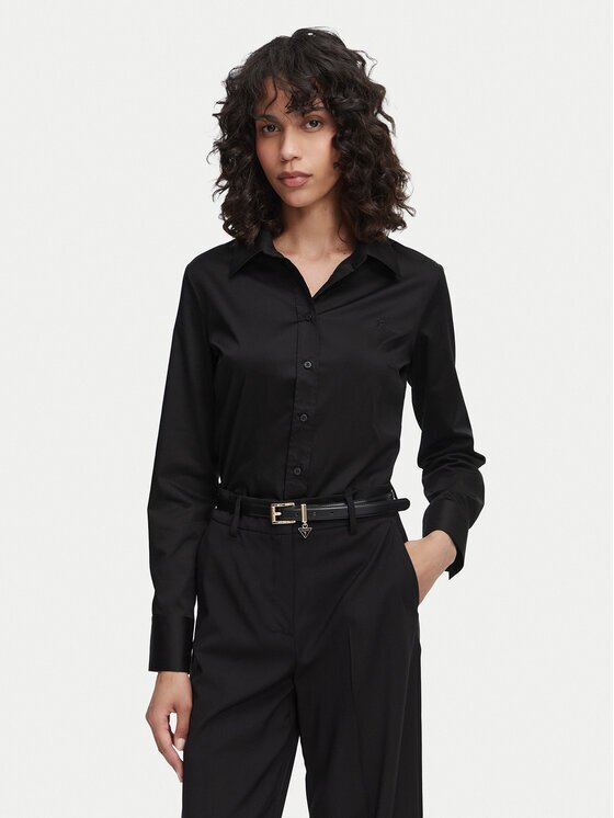 GUESS Cămașă W6YH10 W2752 Slim Fit