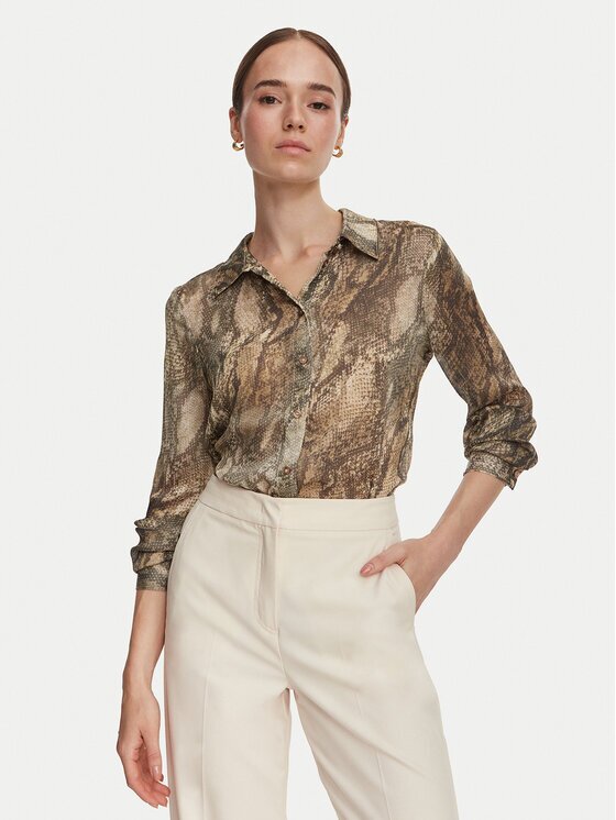 GUESS Cămașă W6YH68 W3212 Regular Fit