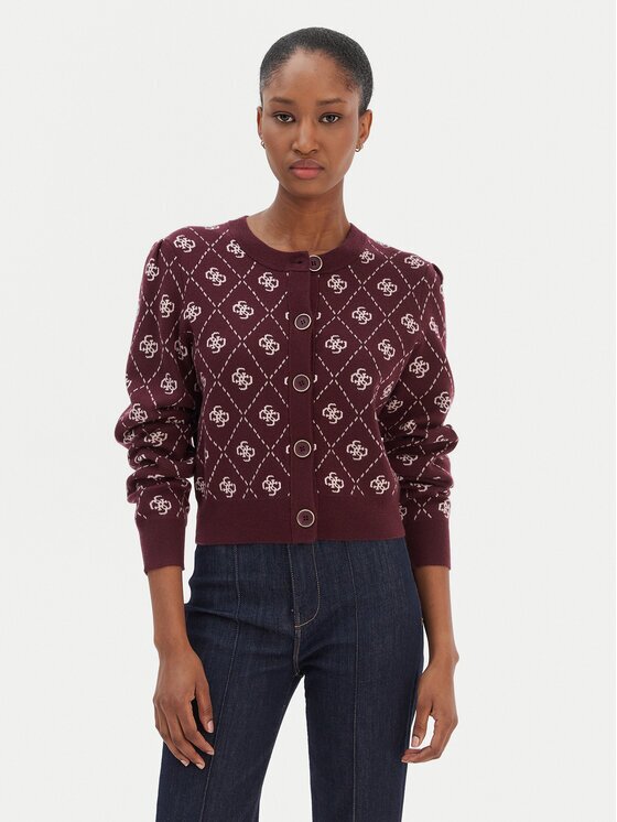 GUESS Cardigan W4BR0D Z3JD2 Regular Fit