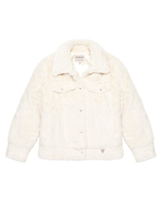 GUESS Cojoc J5YL18 K8BV0 Écru Regular Fit