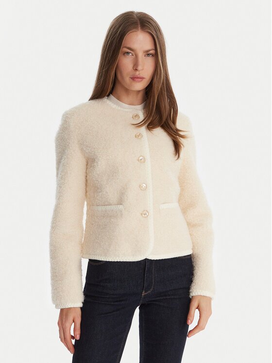 GUESS Cojoc W5BL69 W3860 Écru Regular Fit