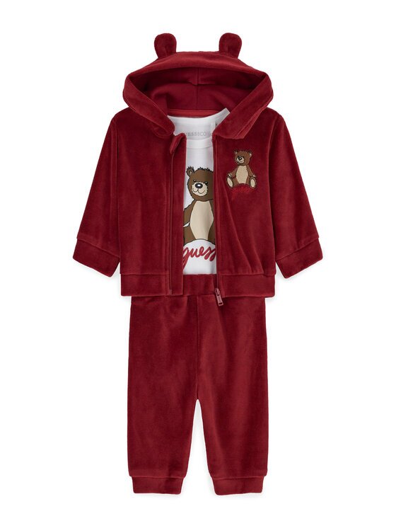 GUESS Compleu copii H6BG10 K6029 Roșu închis Regular Fit