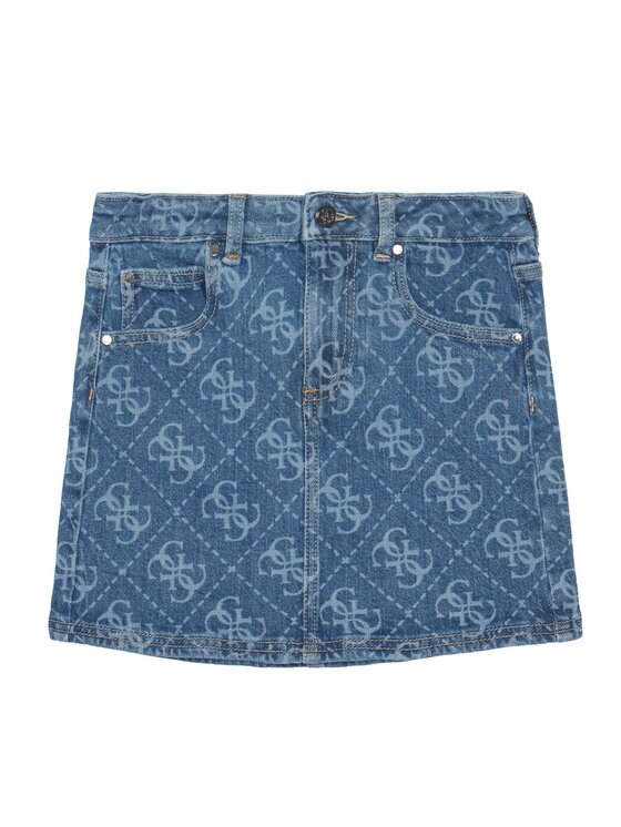 GUESS Fustă de blugi J6RD03 D5FM0 Regular Fit
