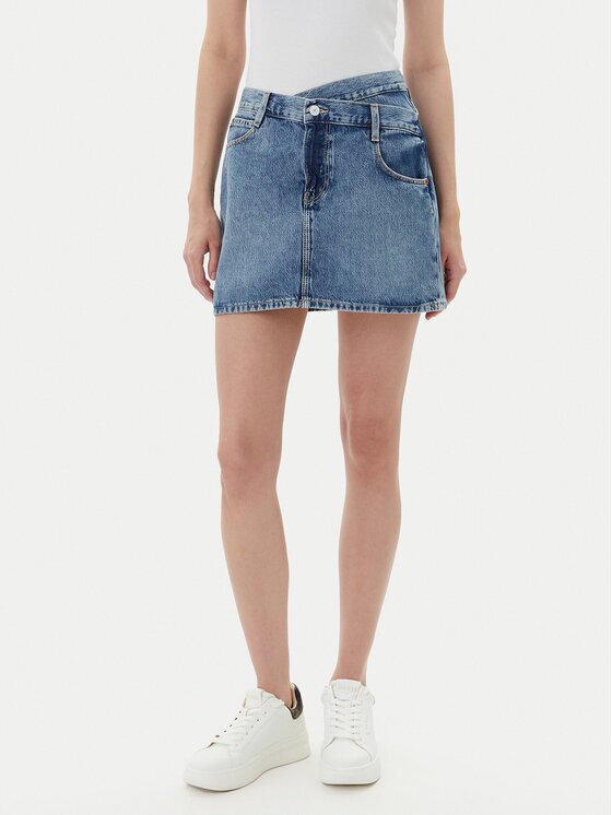 GUESS Fustă de blugi W5YD1C D5QKB Regular Fit
