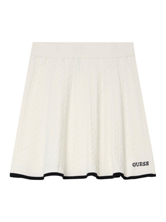 GUESS Fustă J6RD22 Z4652 Écru Regular Fit