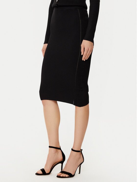 GUESS Fustă midi W5RD15 Z2V62 Slim Fit