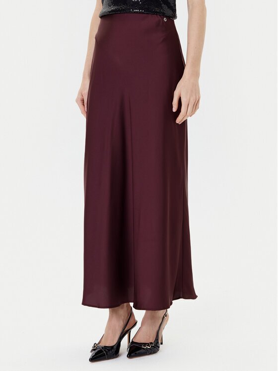 GUESS Fustă midi W5YD55 WF1T2 Regular Fit
