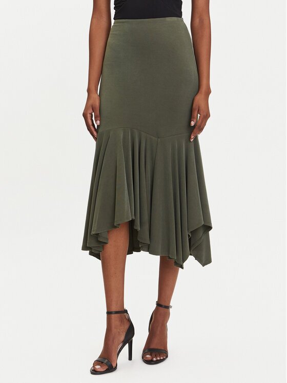 GUESS Fustă midi W5YD85 KCTB2 Regular Fit