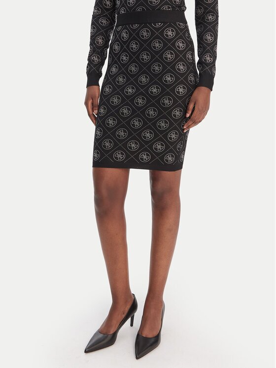 GUESS Fustă midi W6RD0O Z3JD2 Regular Fit