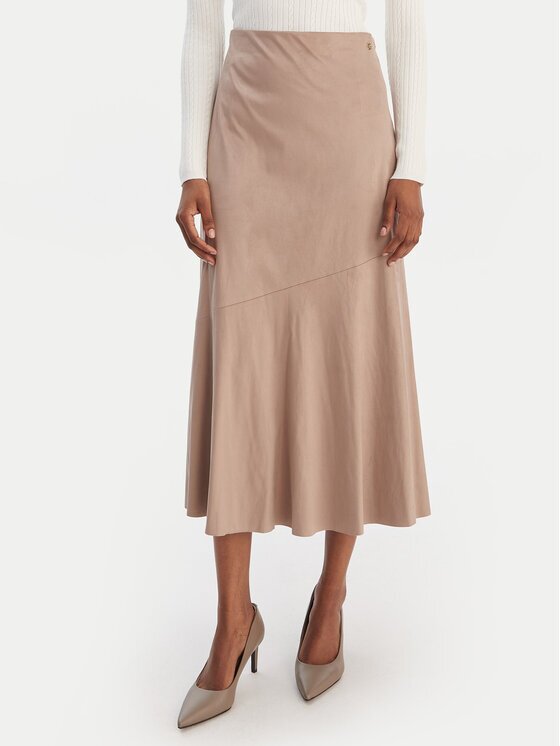 GUESS Fustă midi W6RD15 WJ472 Regular Fit