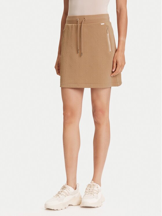 GUESS Fustă mini V5YD03 KBSL2 Regular Fit