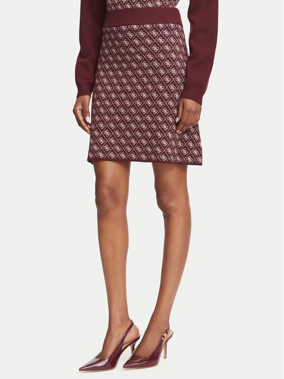 GUESS Fustă mini W5BD81 Z3JD2 Slim Fit