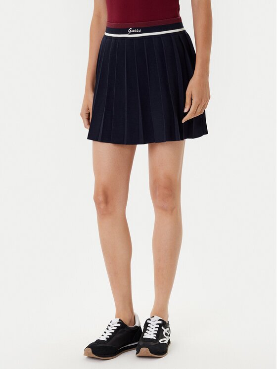GUESS Fustă plisată V5BD02 Z1152 Regular Fit