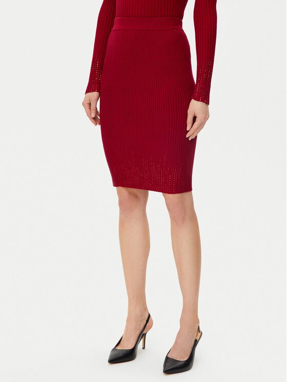 GUESS Fustă tip creion W5RD83 Z2Y50 Slim Fit