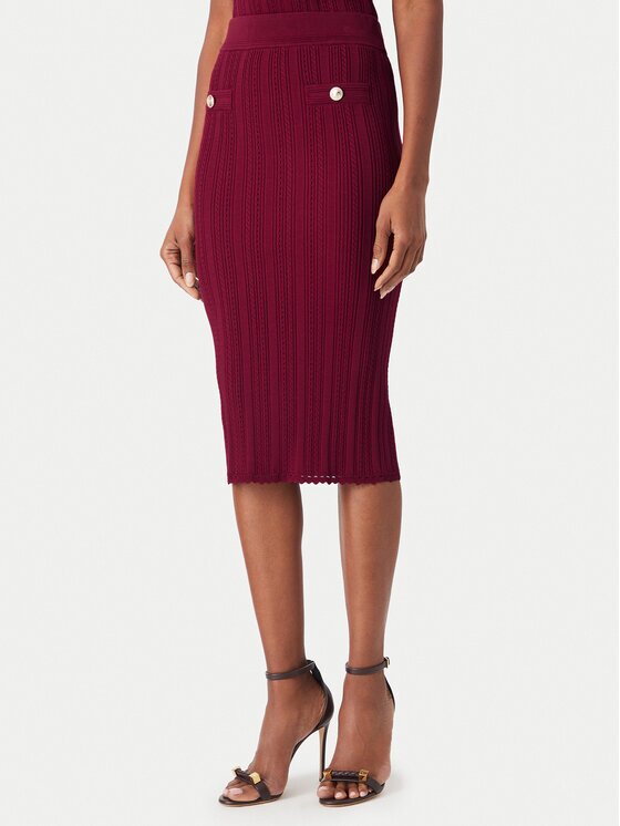 GUESS Fustă tip creion W6YD23 Z0974 Slim Fit