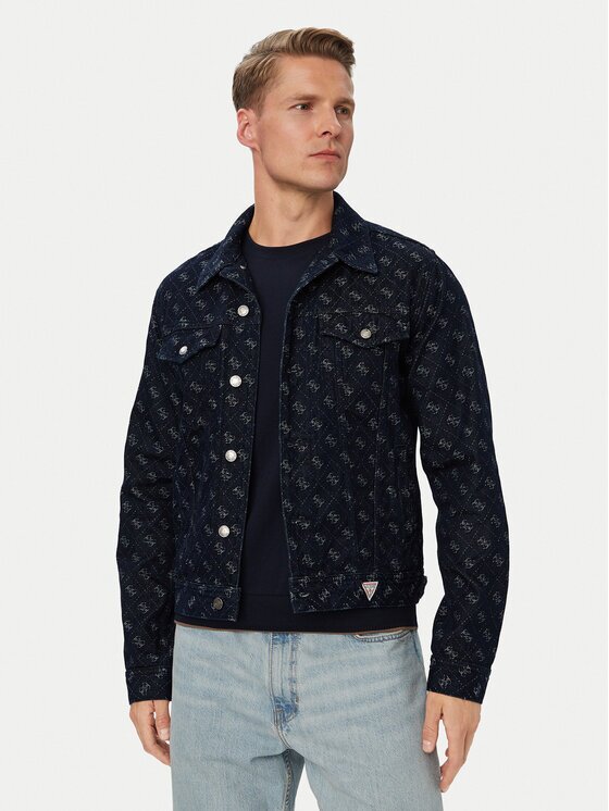 GUESS Geacă 183238 Albastru Classic Fit
