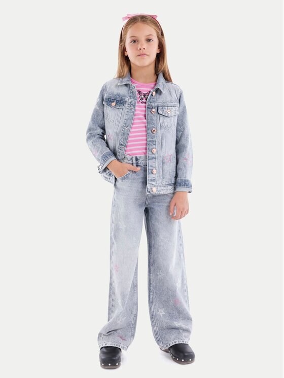 GUESS Geacă de blugi J5YL04 D5NJ0 Regular Fit