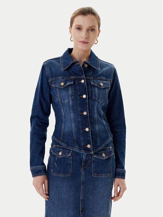 GUESS Geacă de blugi W5YN49 D5QP4 Regular Fit
