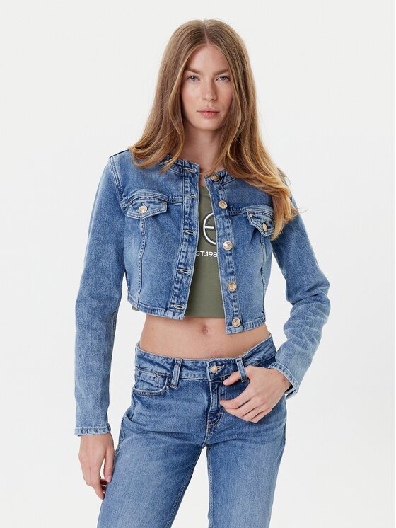 GUESS Geacă de blugi W5YN53 D5QP2 Regular Fit
