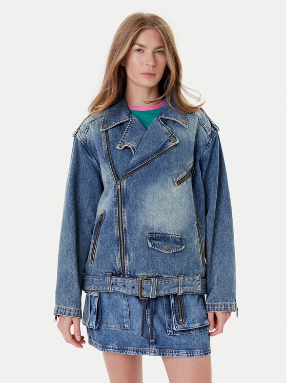 GUESS Geacă de blugi W5YN70 D4XYZ Regular Fit