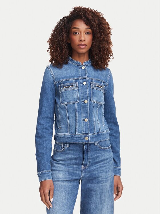 GUESS Geacă de blugi W6YN03 D1341 Regular Fit