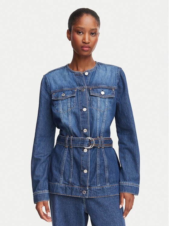 GUESS Geacă de blugi W6YN04 D1342 Regular Fit