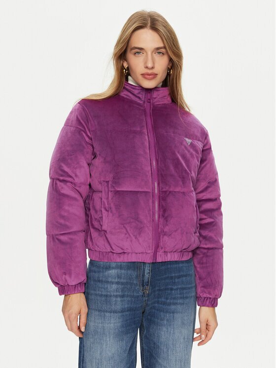 GUESS Geacă de iarnă V4BL03 KBXI2 Regular Fit