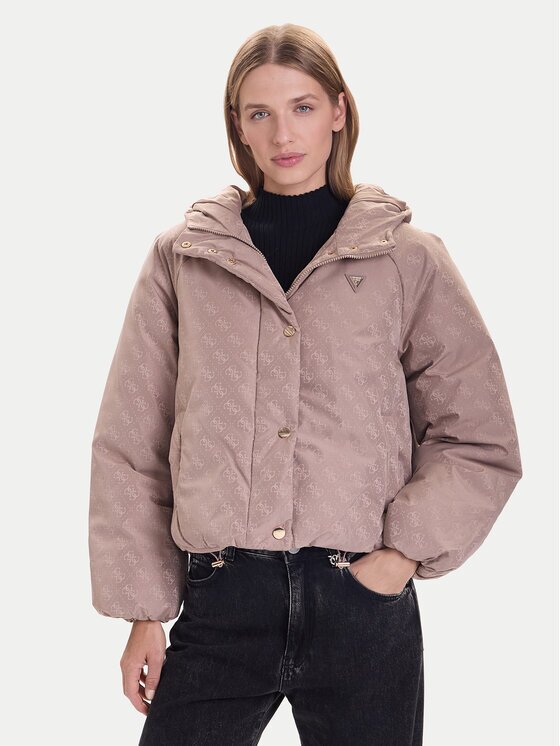 GUESS Geacă de iarnă V5BL07 WGLW2 Relaxed Fit