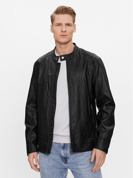 GUESS Geacă din imitație de piele M4RL08 WFW30 Regular Fit