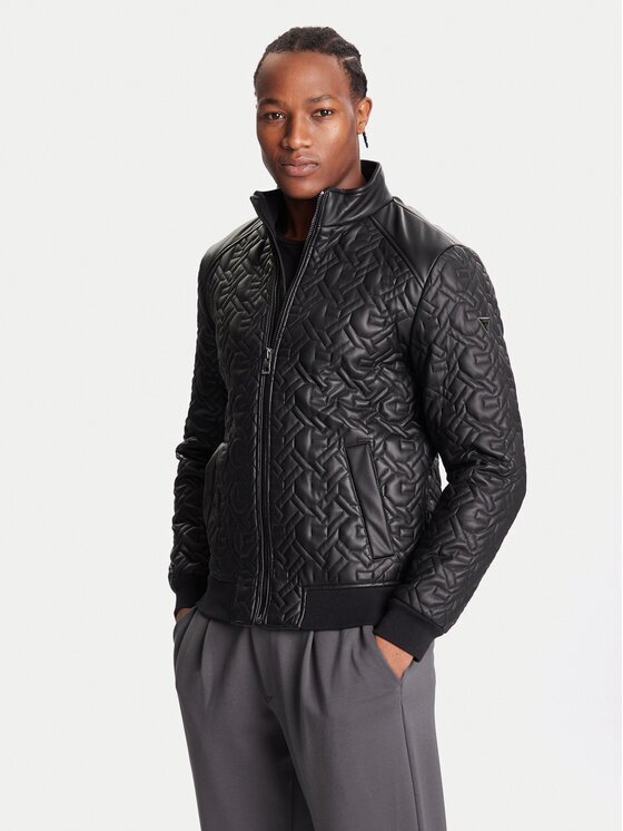 GUESS Geacă din imitație de piele M5BL2E W1050 Regular Fit