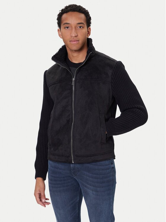 GUESS Geacă din imitație de piele M5BR79 Z5570 Regular Fit