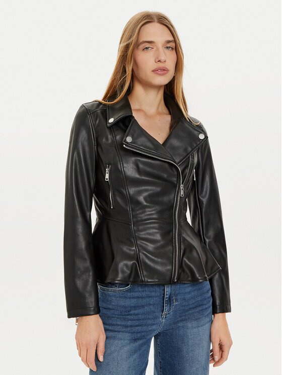 GUESS Geacă din imitație de piele W4BL3T KCP70 Regular Fit