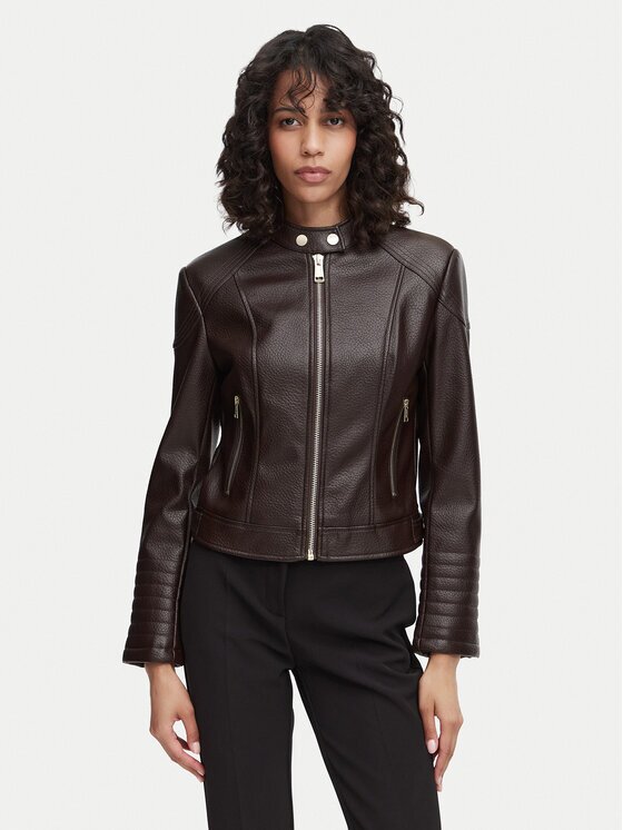 GUESS Geacă din imitație de piele W6YL25 W2914 Regular Fit