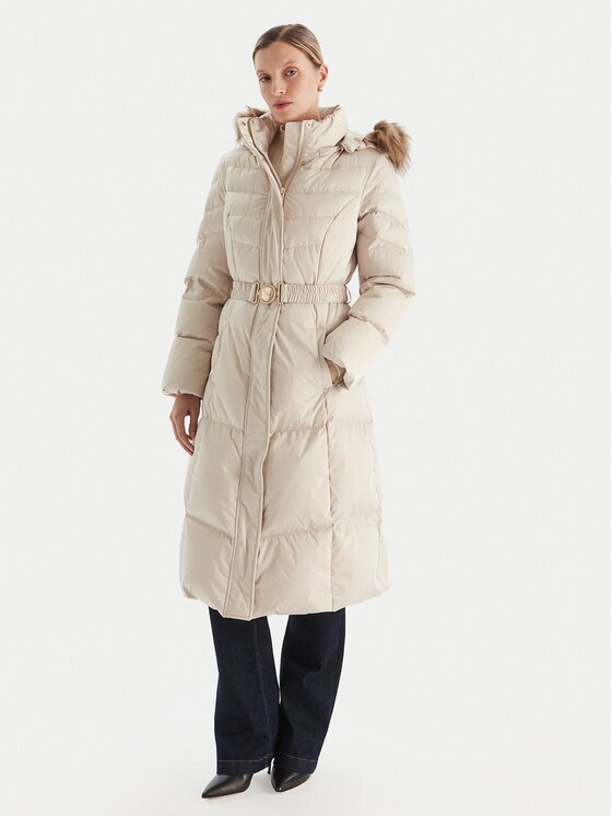 GUESS Geacă din puf W5BL29 W2802 Écru Regular Fit
