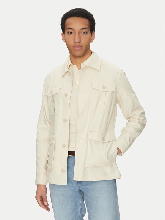 GUESS Geacă M5GL31 WH791 Regular Fit
