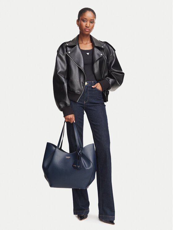 GUESS Geantă Amorette HWBG78 98240 Bleumarin