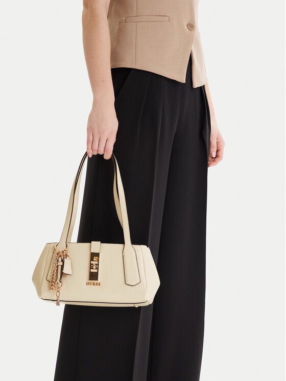 GUESS Geantă Brooke HWBG98 97080 Écru