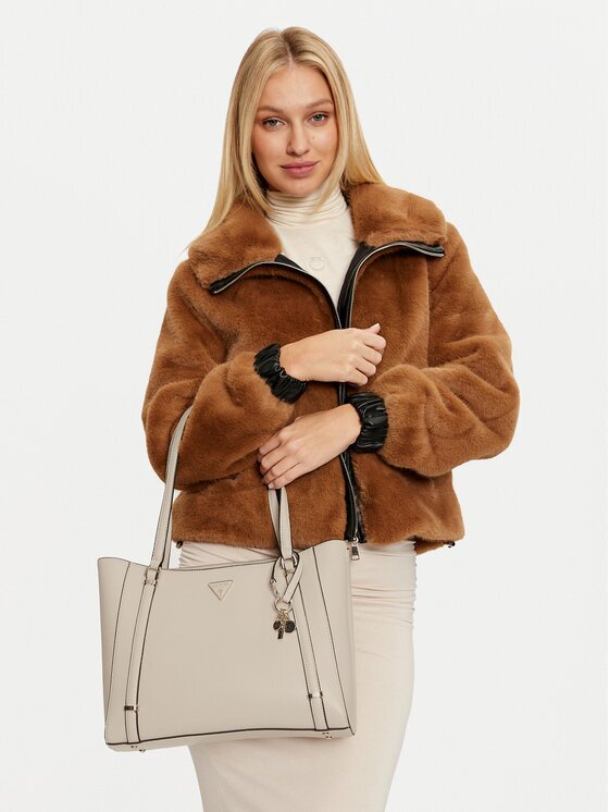 GUESS Geantă HWVG94 93230 Écru