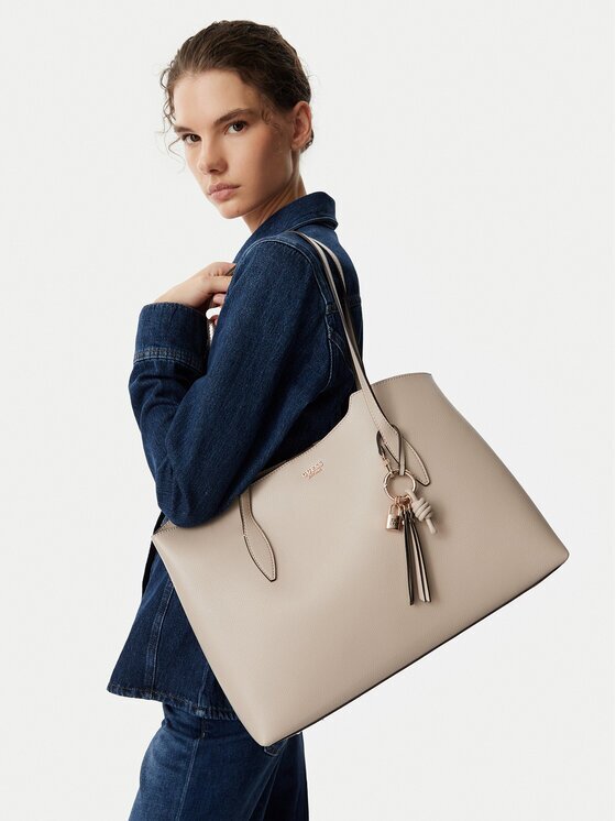 GUESS Geantă Melody HWBG97 35230 Bej deschis