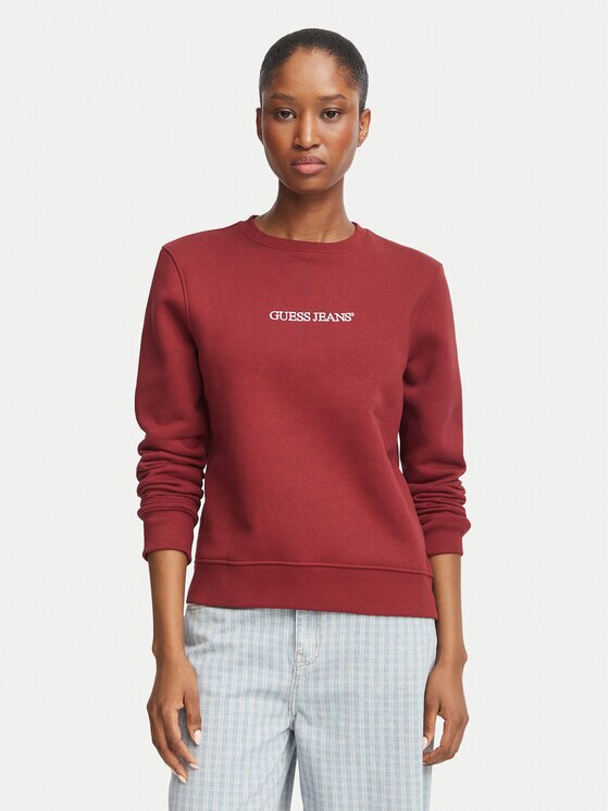 GUESS Hanorac W4YQ10 KC811 Vișiniu Regular Fit