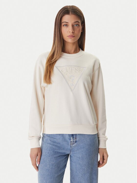 GUESS Hanorac W6GQ09 K3183 Écru Regular Fit